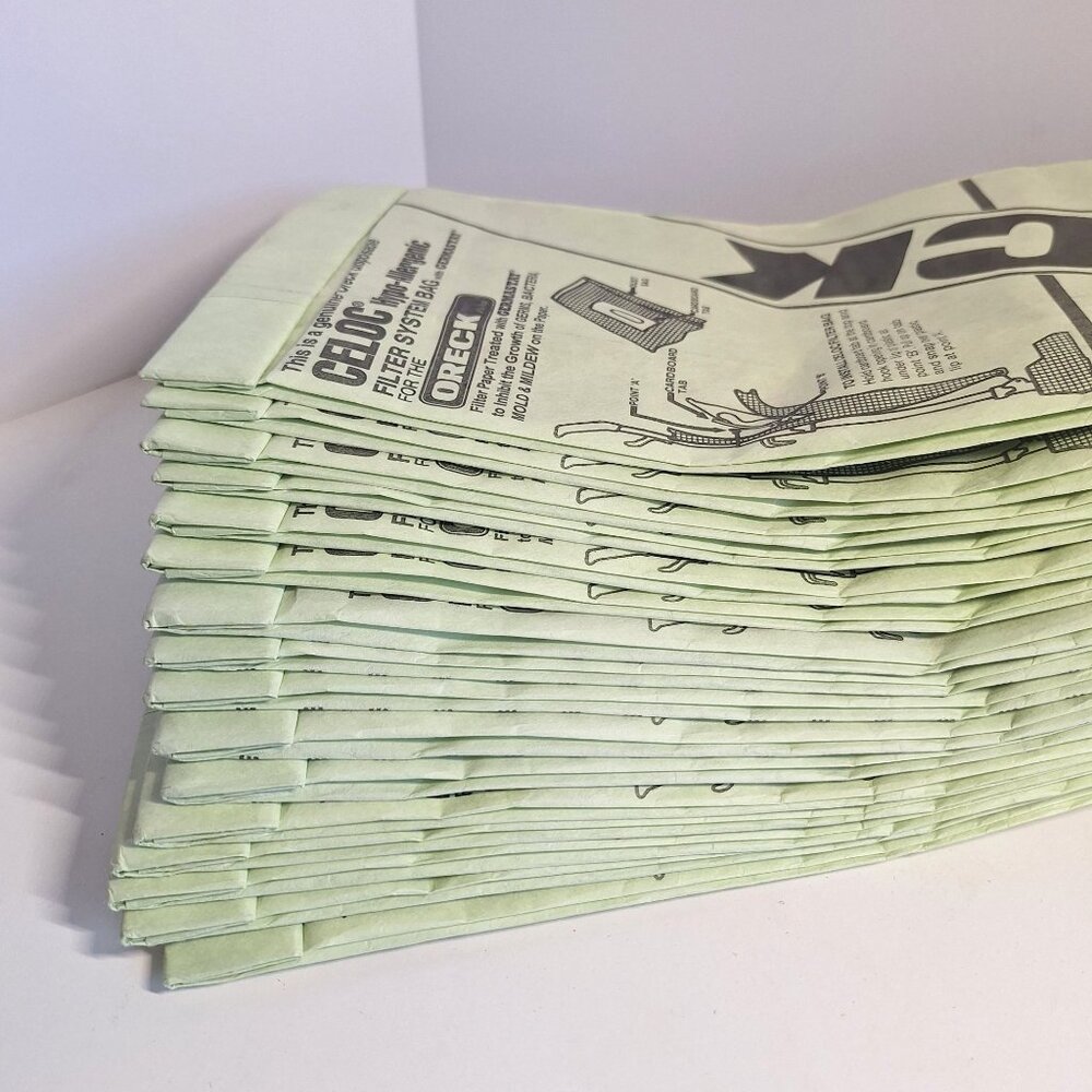 Oreck XL Vacuum Celoc Hypo-Allergenic 16 Disposable Filter Bags With Germastat - Picture 8 of 8